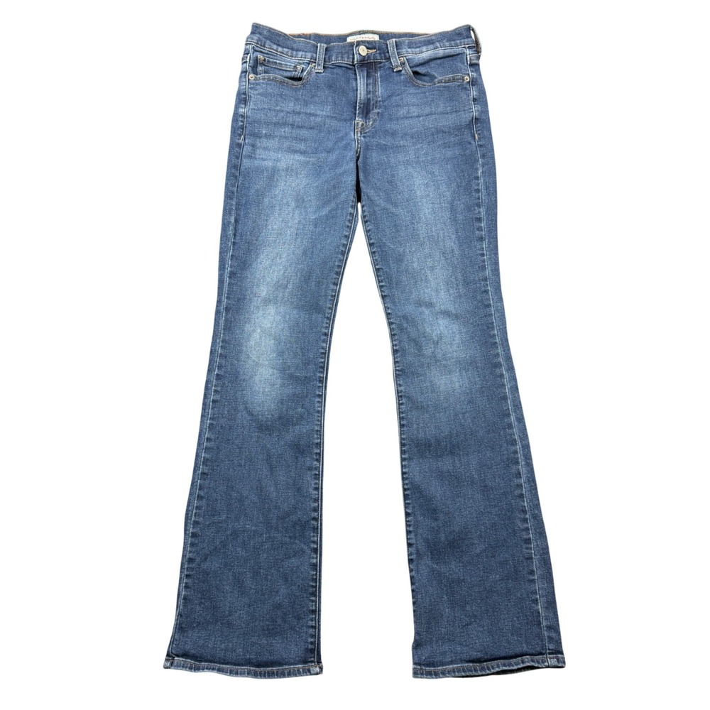 Lucky Brand Sweet Mid Rise Boot Jeans Medium Wash 8/29 R Blue Bootcut Denim Y2K